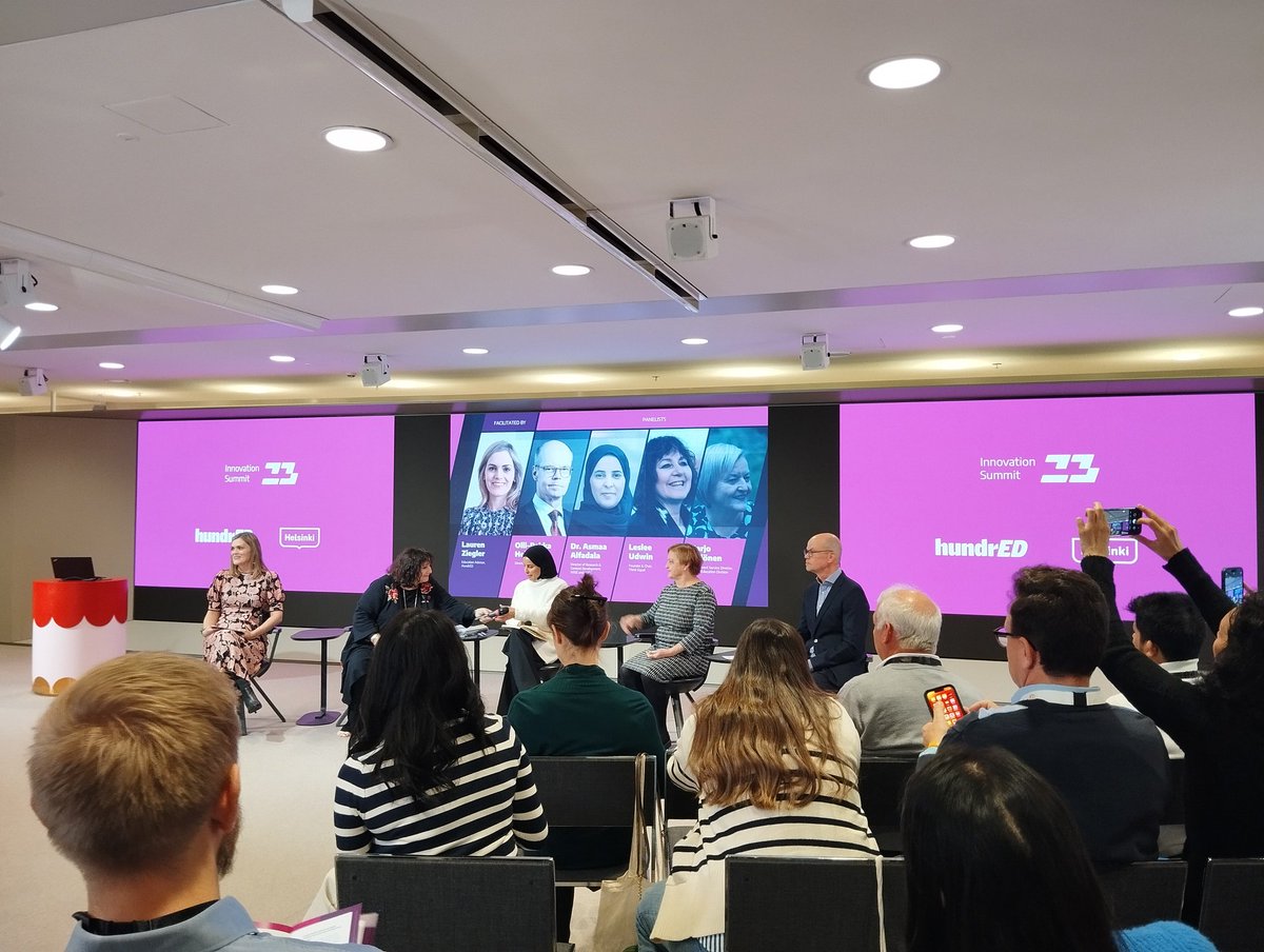 Dominic Regester (@dominicregester) on Twitter photo Amazing opening panel for Day 2 of <a href="/HundrEDorg/">HundrED.org</a> - <a href="/lesleeudwin/">Leslee Udwin</a> <a href="/thinkequalorg/">Think Equal</a> Asmaa Al-Fadala, <a href="/WISE_Tweets/">WISE</a> <a href="/MarjoKyllonen/">Marjo Kyllönen</a> <a href="/Heino1Olli/">Olli-Pekka Heinonen</a> <a href="/iborganization/">International Baccalaureate</a> talking about championing innovation in education systems <a href="/SalzburgGlobal/">Salzburg Global</a> <a href="/KarangaGlobal/">Karanga</a> Amazing opening panel for Day 2 of <a href="/HundrEDorg/">HundrED.org</a> - <a href="/lesleeudwin/">Leslee Udwin</a> <a href="/thinkequalorg/">Think Equal</a> Asmaa Al-Fadala, <a href="/WISE_Tweets/">WISE</a> <a href="/MarjoKyllonen/">Marjo Kyllönen</a> <a href="/Heino1Olli/">Olli-Pekka Heinonen</a> <a href="/iborganization/">International Baccalaureate</a> talking about championing innovation in education systems <a href="/SalzburgGlobal/">Salzburg Global</a> <a href="/KarangaGlobal/">Karanga</a>