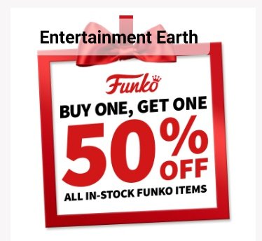 pop_holmes's tweet photo. Big sale on Entertainment Earth 
B1G150%off. Works on exclusives! #Ad
https://t.co/SZrQk1bnpc

#entertainmentearth #funkosale #funkodeals #funkobogo https://t.co/tsCbnnRNNb