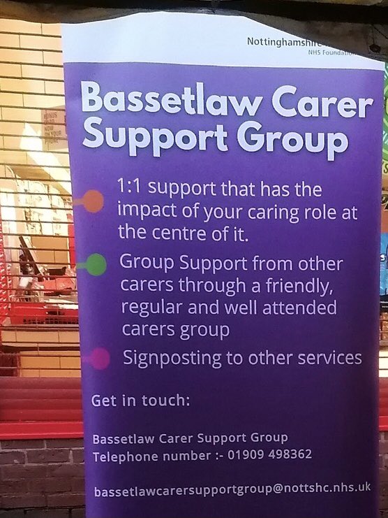 Please get in touch if you require further information, help, support @NottsHealthcare @jo_mchill @LouRandle @IEVNottsHC @bassetlawcvs @CarersFedNews @TuVidaSupport @BassetlawB @Bren4Bassetlaw @Kazia010 #Wednesdayvibe #Carer #SupportEachOther