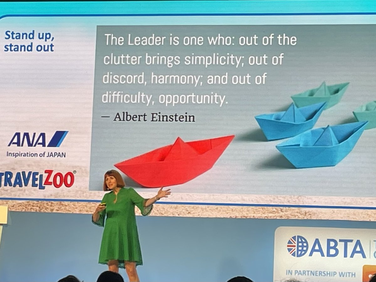 Those of us at the ABTA Travel Convention are blessed to have the emotionally intelligent and hugely entertaining Cally Caroline Beaton on stage, encouraging us to stand up and stand out, and champion change and neurodiversity <a href="/TheTravelConv/">Travel Convention</a> <a href="/gailkennyrec/">Gail Kenny Executive Recruitment</a> <a href="/GKRGail/">Gail Kenny</a>