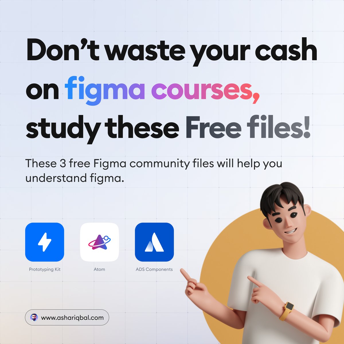AsharIqbal02's tweet image. 🔥Use these free community files to understand design systems using auto layout and components in Figma. Learn how to use them in a smart way

#figmacommunity #design #ui #ux #uidesign #designsystem #uikit #figma #uxdesign #uidesign #ux #websitedesign #webdesign #webdesigner