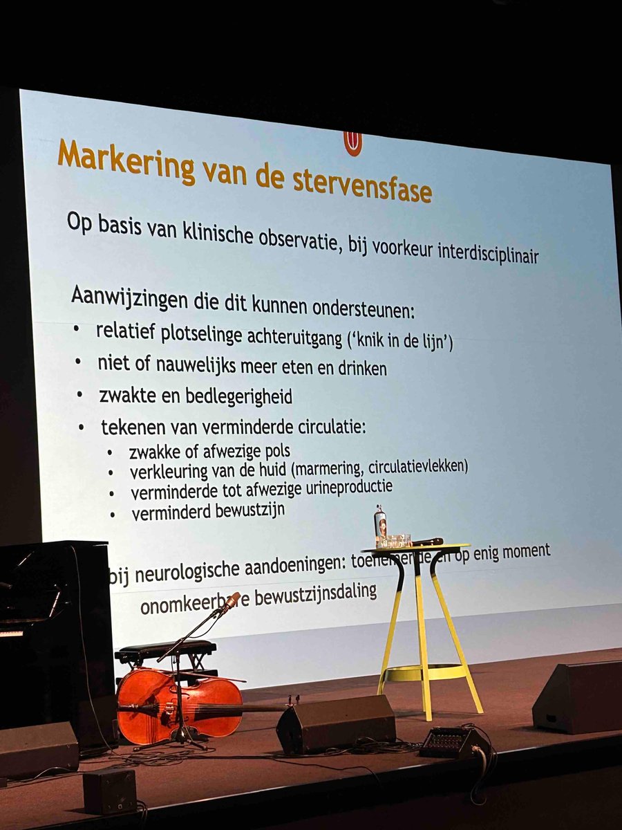 Lia van Zuylen (congres Carend): Tijdig en correct markeren stervensfase cruciaal.

Dit zijn daarvoor belangrijke parameters: