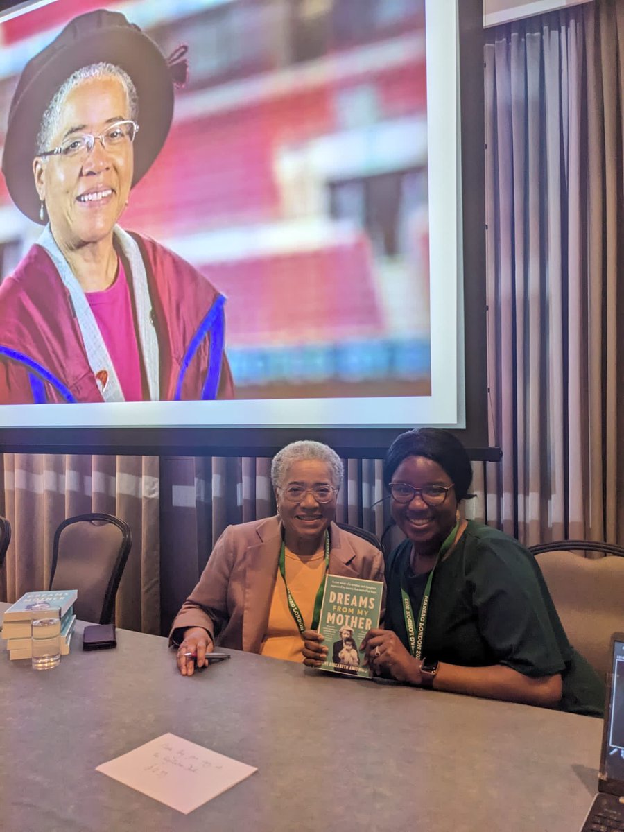 What a beautiful way to round up BHM. It was lovely meeting and listening to the amazing legend:Dame @EAnionwu . Hearing her story about her journey and setting up sickle cell society was inspiring and authentic at #MANSAG2023 .Her book  is available on: amzn.to/46SXfqB