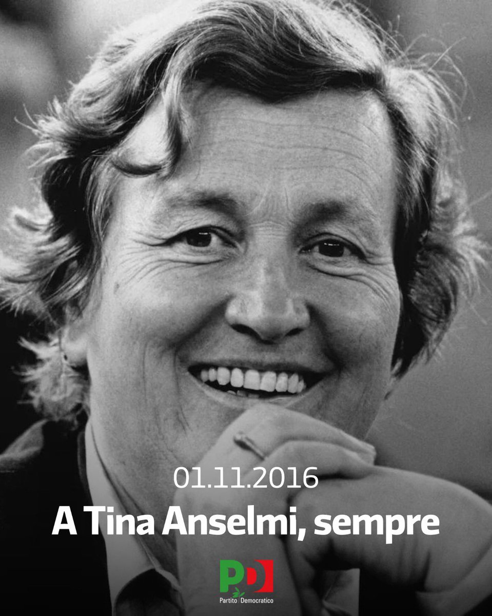 pdnetwork's tweet photo. Partigiana, cattolica democratica, prima donna ministra della Repubblica. Le politiche di Tina Anselmi per il lavoro, per la sanità pubblica, per la difesa delle istituzioni democratiche vivono quotidianamente nel nostro impegno e agire politico. A Tina Anselmi, per sempre. https://t.co/ithmMIE4Y4