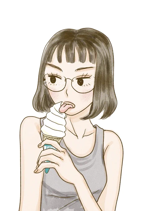 食べ物と女の子