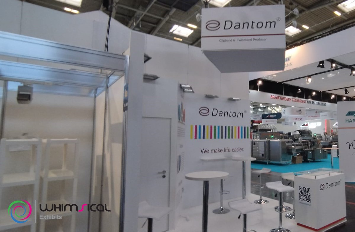 whimsicalexhib's tweet image. ⚡We are excited to share glimpses of a unique stand design we constructed and successfully delivered to our client DANTOM for the show IBA 2023 in October in Munich.
 #standcontractor #boothdesigner #exhibitionstanddesign #exhibitiondesign #exhibitionstall #iba2023