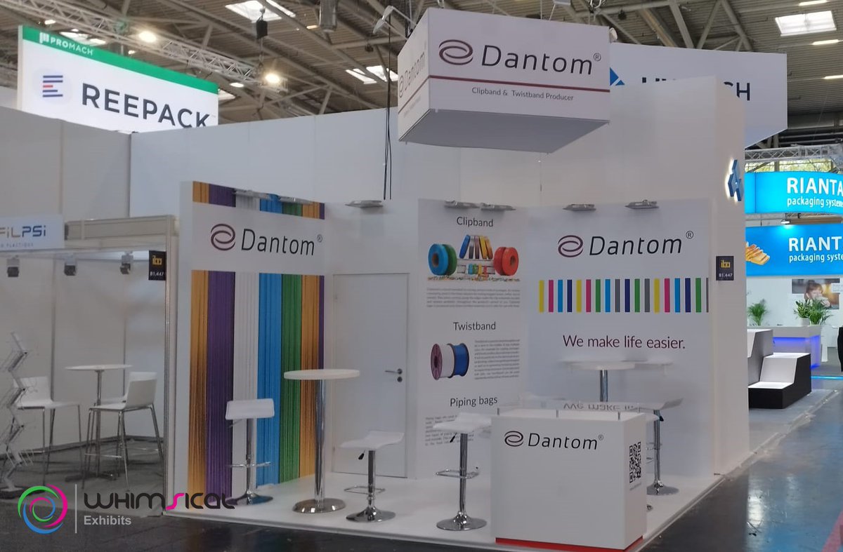 whimsicalexhib's tweet image. ⚡We are excited to share glimpses of a unique stand design we constructed and successfully delivered to our client DANTOM for the show IBA 2023 in October in Munich.
 #standcontractor #boothdesigner #exhibitionstanddesign #exhibitiondesign #exhibitionstall #iba2023