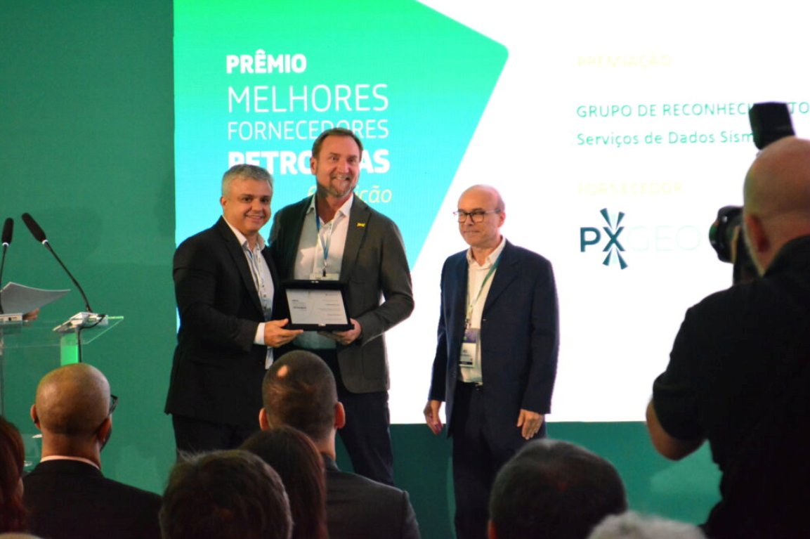 thepxgeo's tweet photo. We're proud to announce we've been awarded the "Best Supplier In Seismic Award" from Petrobras. The Award was presented during a ceremony at the OTC event on Oct. 25. PXGEO receives this award for its continued commitment to delivering excellence and offering innovative solutions https://t.co/0SGefbIyRQ