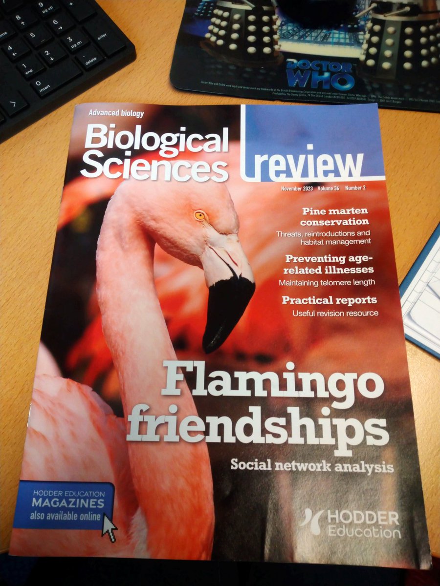 Thrilled that work by @pauledwardrose and myself is on the cover of the latest issue of Biological Sciences Review. The article was a joy to write!