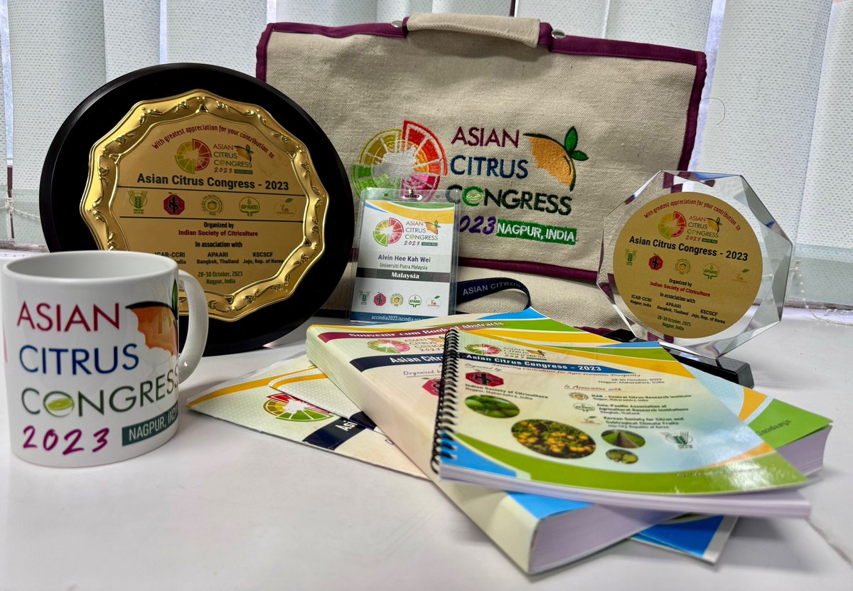 AlvinHee_MY's tweet image. Special thank you to the Indian Society of Citriculture for inviting me to deliver my talk on semiochemical control of tephritid in citrus cultivation! Thanks, Dr Dilip Ghosh &amp;amp; team accindia2023.iscindia.org.in @ccri_nagpur @APAARI #chemicalecology #citrusfruits #fruitflies #tephritid