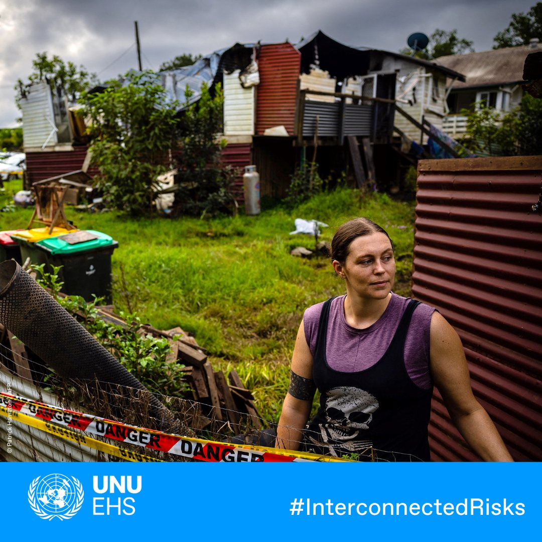 UNUEHS's tweet photo. #DYK that places are becoming uninsurable in the face of increased risks?
π€ππ«π΅
UNU-EHS new #InterconnectedRisks report identifies this as a #RiskTippingPoint.
Learn more about this & other Risk Tipping Points here: https://t.co/Lwb8zBd4al https://t.co/FpU0kpmPnx