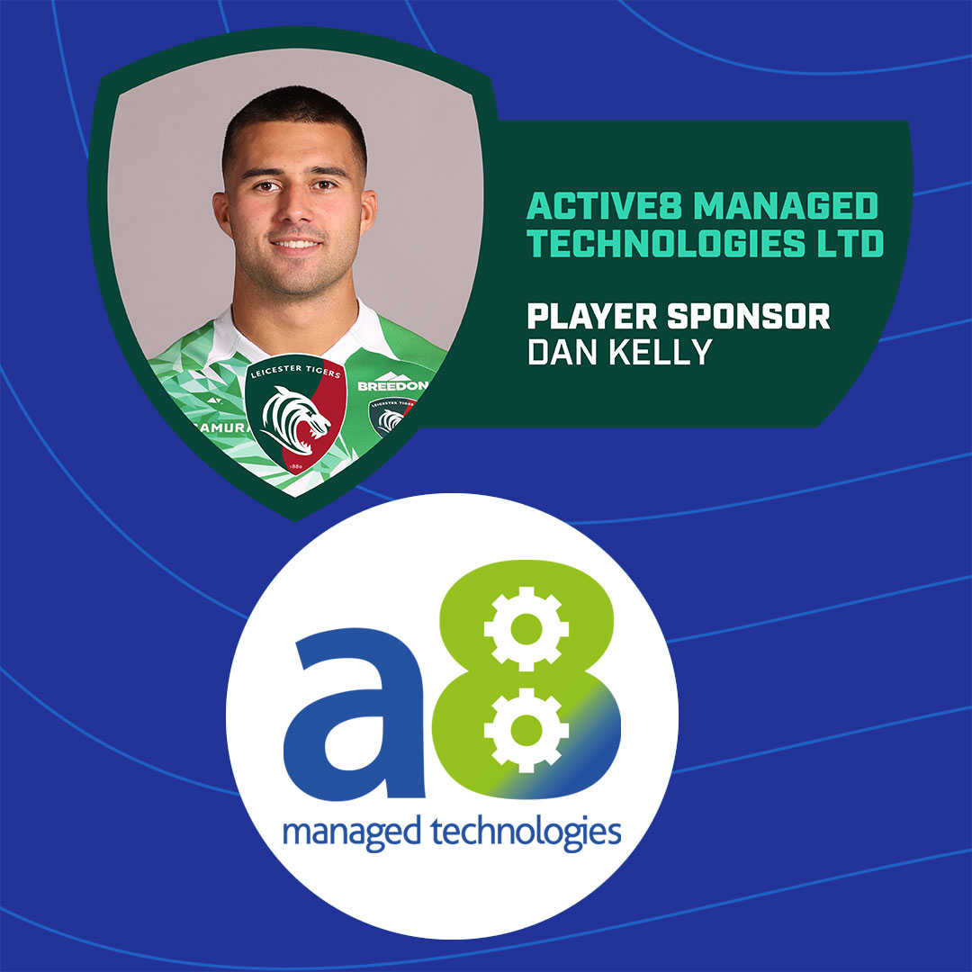active8mt's tweet photo. We are delighted to announce that we are the official sponsors of @leicestertigers 
DAN KELLY for the 2023/2024 season!

#officialsponsor #dankelly #leicestertigers #tigersfamily #rugby #active8  #ITsupport #Print #management #hostedtelephonesystems https://t.co/aIu3KGlccJ