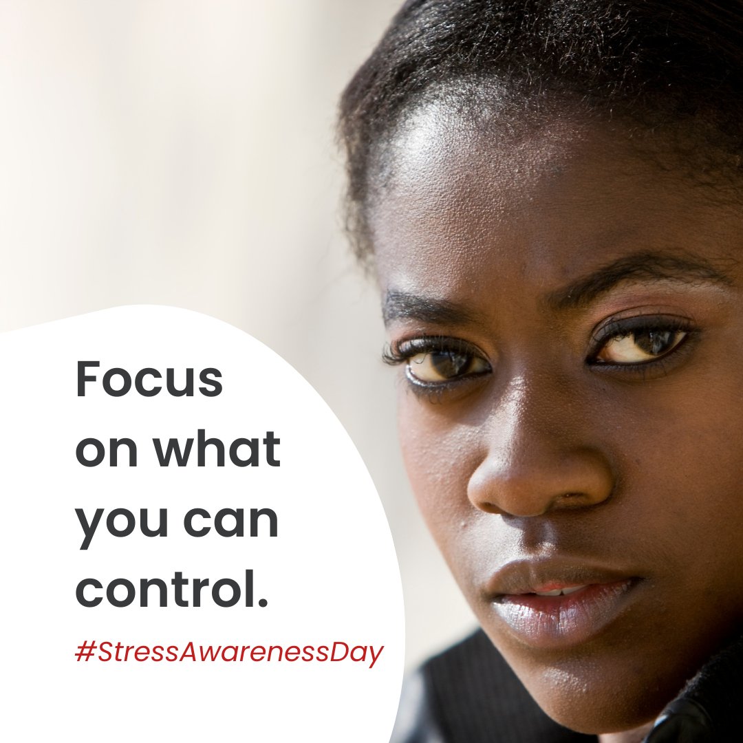 As we celebrate Stress Awareness Day, let's consider what we can control. Doing things that bring us joy and peace can help us stop worrying about things we have no control over. Let's stop letting stress ruin our health and start living in the moment.