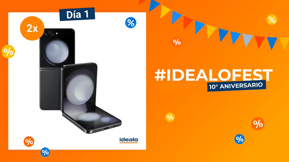 idealo_es's tweet photo. 📱#idealofest Día 1: llévate uno de estos dos Samsung Galaxy Z Flip5 512 GB

1️⃣ RT➕ sigue a @idealo_es

2️⃣ Etiqueta a tus amig@s usando el HT #idealofest. Cuant@s más, mejor.

⏳ Participa hasta el 10.11 a las 9:59 h (CET)

📜Condiciones: https://t.co/ysdFJaDuem https://t.co/iDHGwW6Mfb