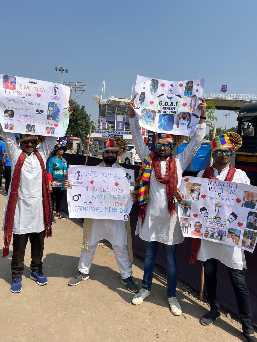 Hello Indians,

We would like to invite you for Final Match of World Cup on International Mens Day - 19 NOV.

#NZvsSA 
#MoreSalaryMoreAlimony 
#MoreWicketsMoreAlimony 
#MoreRunsMoreAlimony 
<a href="/PTI_News/">Press Trust of India</a> <a href="/fpjindia/">Free Press Journal</a> <a href="/aajtak/">AajTak</a> 
<a href="/realsiff/">SIFF - Save Indian Family Foundation</a>