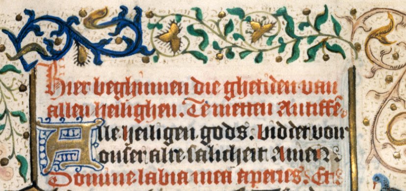EMFVerheggen's tweet photo. ✨ 𝓐𝓵𝓵𝓮𝓻𝓱𝓮𝓲𝓵𝓲𝓰𝓮𝓷 ✨
1 november 💫
Handschrift met de NL getijden van Geert Grote, 1490-1495 🙏
Waarschijnlijk geschilderd door een zuster uit het Agnesklooster in Delft 👩‍🎨
Zij kreeg de naam ‘Meester van de Wodhull-Harberton Getijden’ ✍️
@catharijne #vrouwenkunst 🤩 https://t.co/fJPRczTuUt