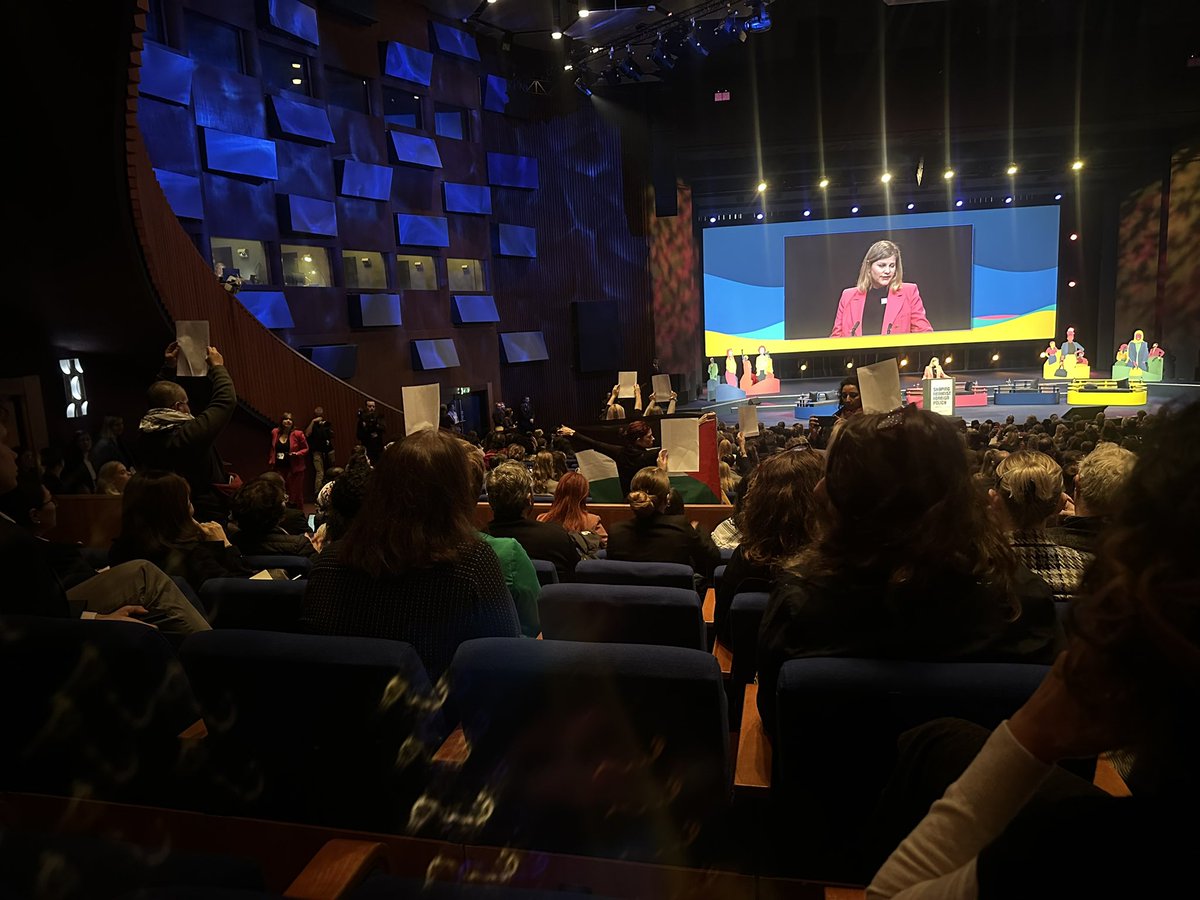 Happy to be attending the Shaping Feminist Foreign Policy conference here in The Hague. It is crucial at this time that we stand together in calling for a ceasefire in #Palestine. Because no feminist foreign policy can be constructed in the presence of systemic violence. #sffp