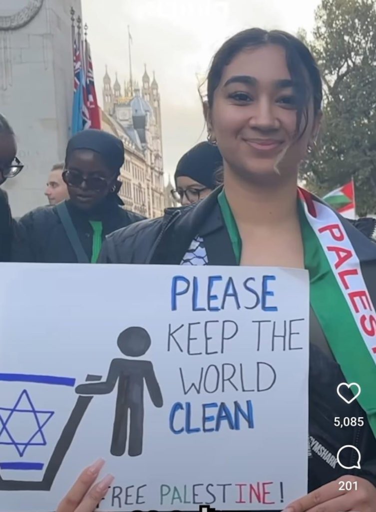 RT Meet Mehak Quereshi, a designer in London whose goal is clean the world of Jews.

Let's make her famous