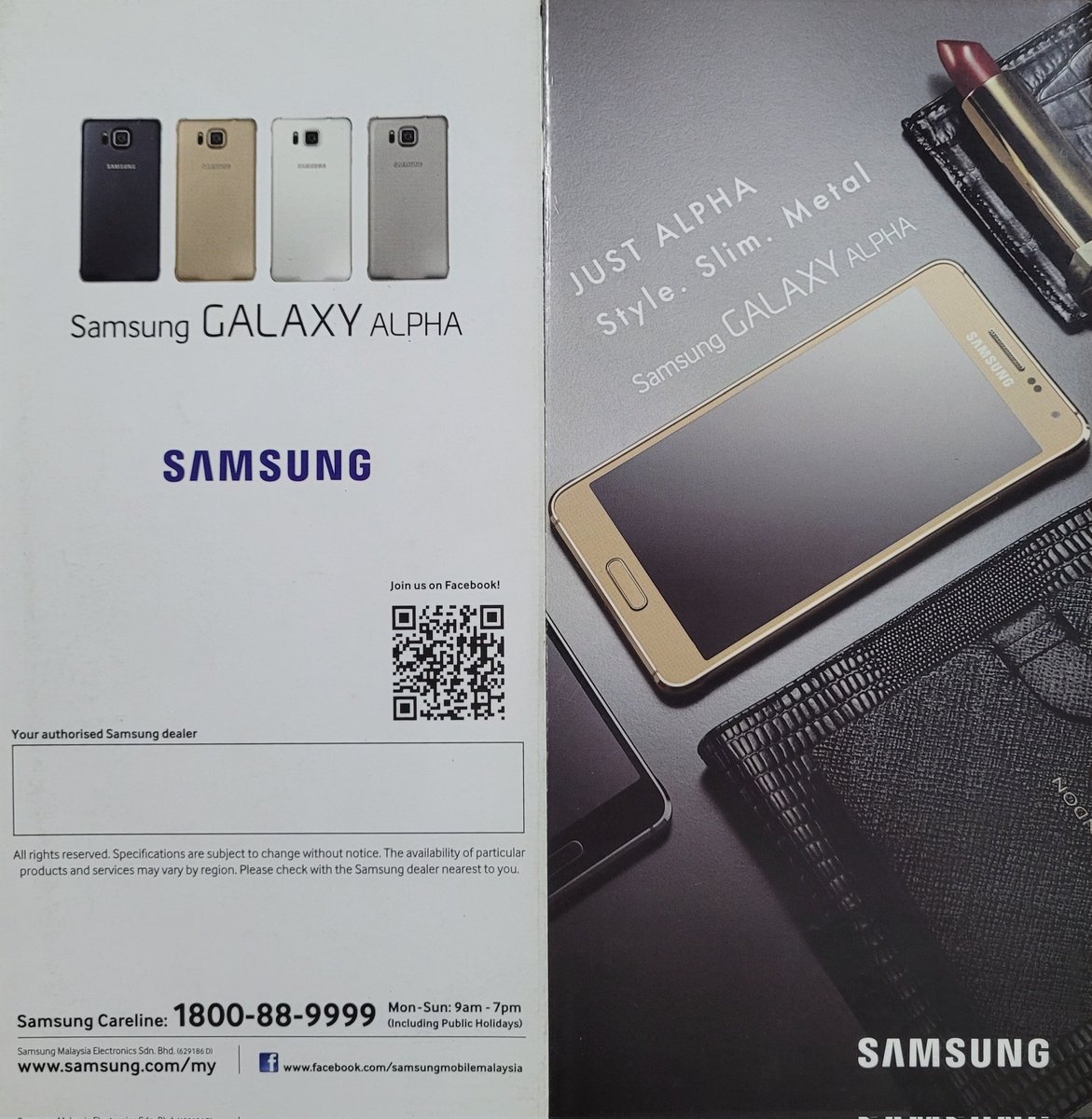 Aquis_GN's tweet image. Samsung Galaxy Alpha, 2014.
Although Samsung had previously used metal bodies in its cellphones,  this was the first galaxy smartphone with metal in its exterior after complaints that previous plastic flagships no longer cut it.
#GalaxyAlpha #SmartphonePamphlets