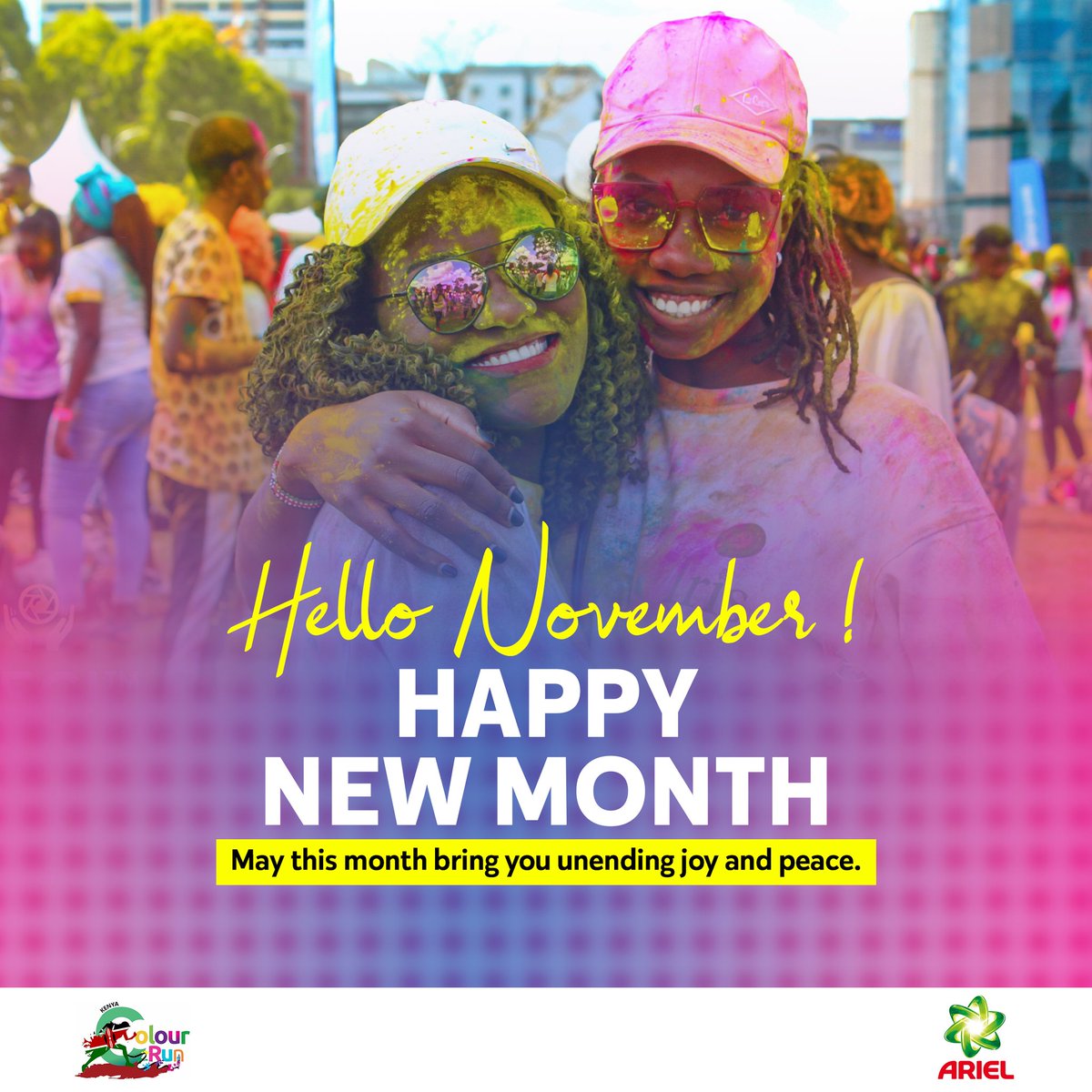 ColourRunKenya's tweet photo. Heaven's Blessings Loading! https://t.co/7PBdd9b0h1