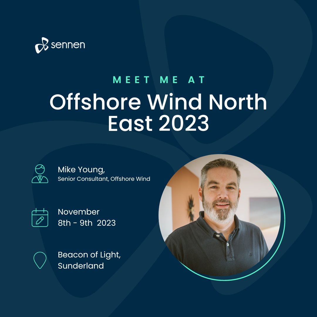 SennenTech's tweet photo. Only one week left until Offshore Wind North East 2023! Are you planning to attend? If you are, don't miss the chance to connect with our representative, Mike Young. Feel free to contact Mike to arrange a meeting during the event! 

All details here:
https://t.co/vgs09mN4zw https://t.co/3xtcKMyNQO