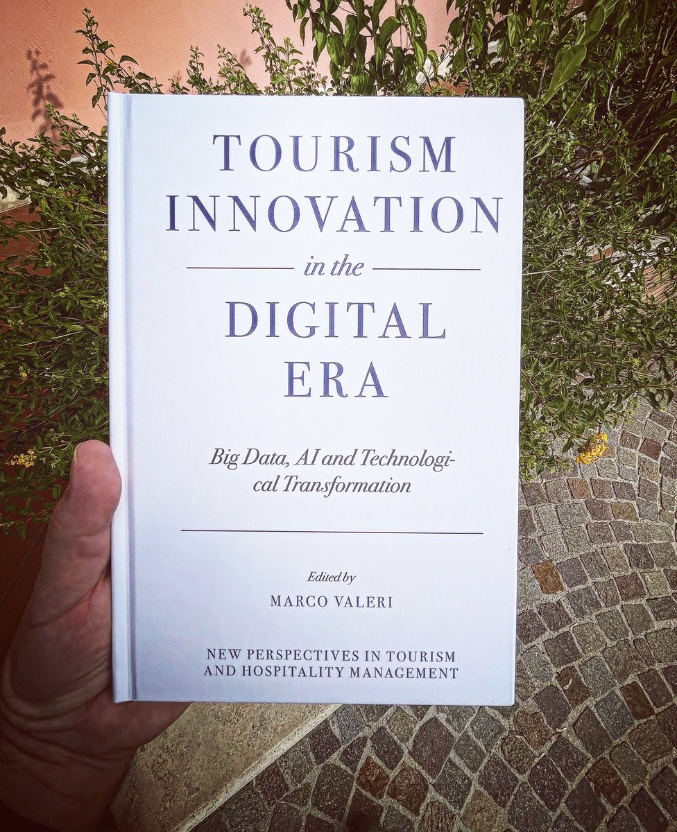 #tourisminnovation
#digitalera
#emerald

Just received the first copies. it is always a great satisfaction
A special thank to all authors the anonymous reviewers for their valuable comments. Special thanks to <a href="/EmeraldGlobal/">Emerald Publishing</a> <a href="/Emerald_Books/">Emerald Books</a>
