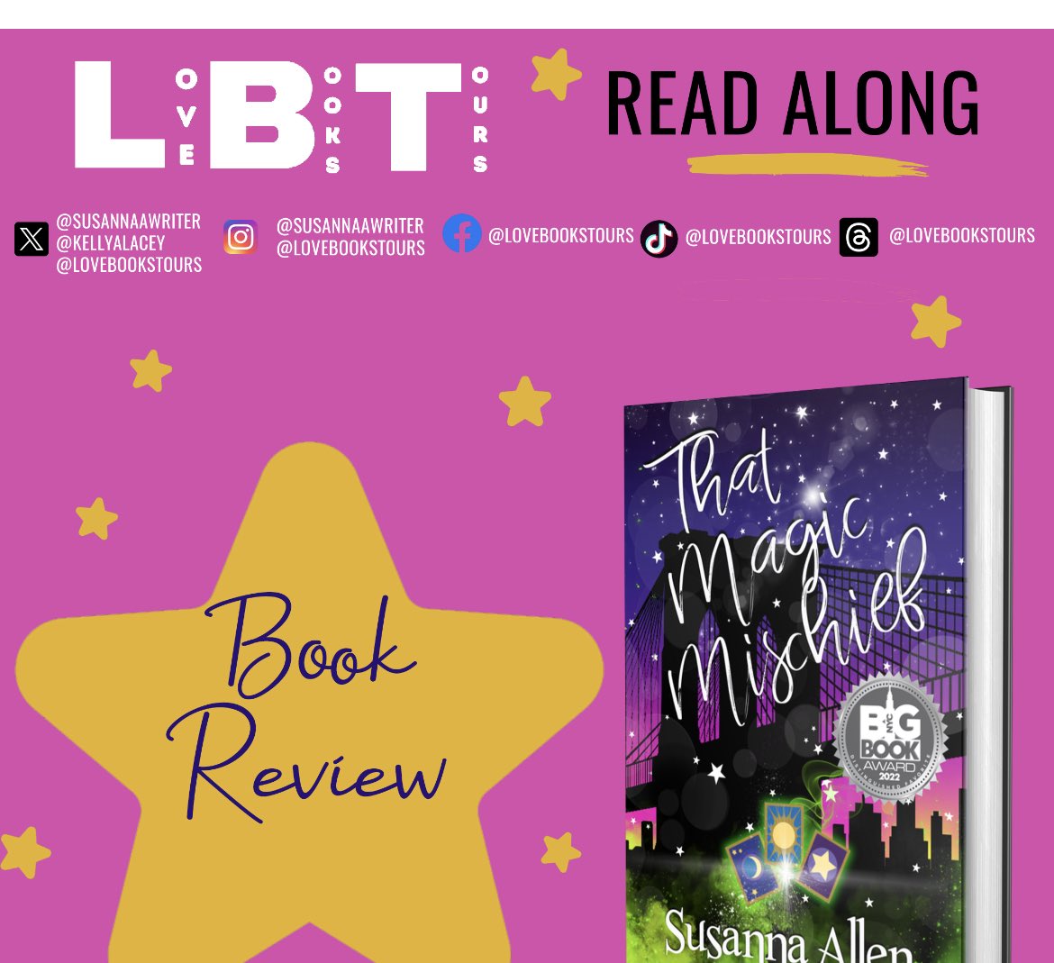 Tea leaves and Book leaves: That Magic Mischief by Susanna Allen tealeavesandbookleaves.blogspot.com/2023/11/that-m… Thank you @SusannaAWriter @KellyALacey @lovebookstours #Ad #LBTCrew #Freebookreview #giftedbook for letting me be part of this readalong. Loved this book