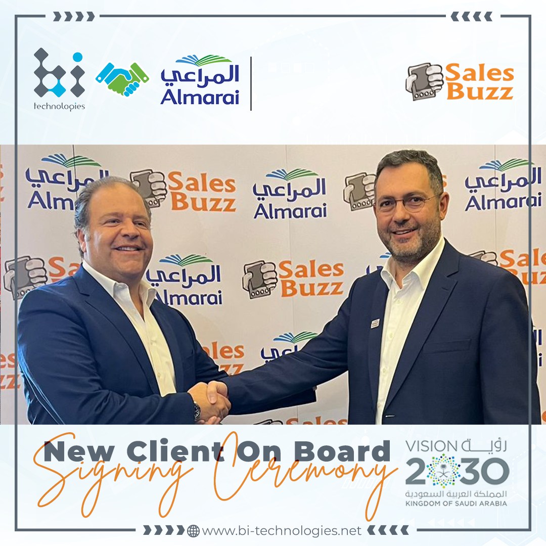BITechnologies_'s tweet photo. Welcome, @almarai to #SALESBUZZ world. We are proud to have you among our top clients. You’ve now pressed the take-off button to revolutionize your #sales operations and witness a new approach to #DigitalTransformation.
#KSA #Saudivision2030 #رؤية_السعودية_2030 https://t.co/DS4Q8pan8U