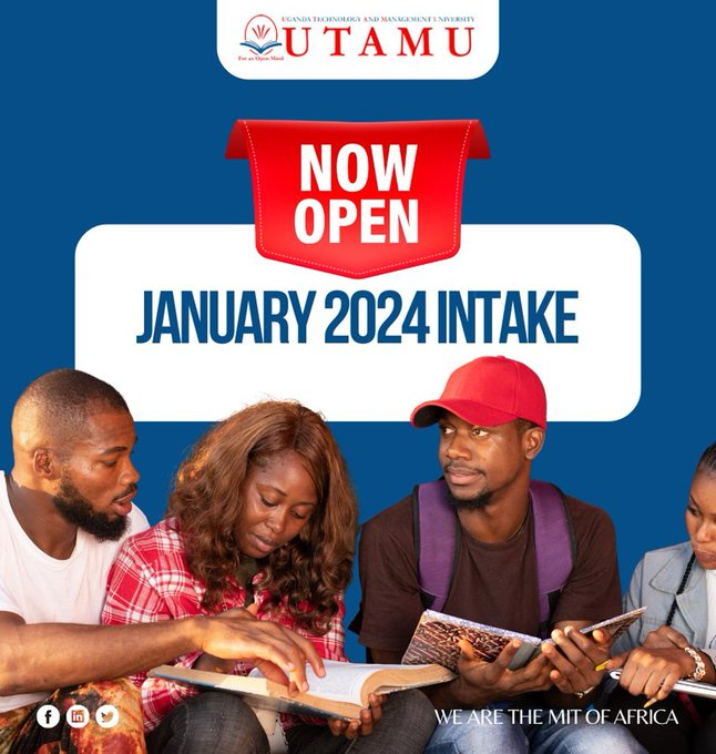 utamusce's tweet photo. Enroll today and become part of a dynamic community that values creativity, embraces technology, and shapes the leaders of the digital age.

Apply online: https://t.co/lMTNixdEAA

@utamu_uni @baryamureeba https://t.co/UHL8aGU80k