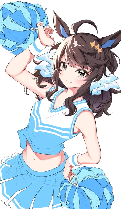 ひっさしぶりにカラー描いてるデアリングタクトちゃんめっちゃ可愛いよね!!! 