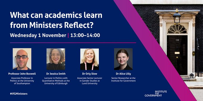 timd_IFG's tweet photo. We're then talking to @Boswell_JC @Jess_Smith1534 @DrOrlySiow about how they've used our #MinistersReflect interviews in their research work and how other academics can use it https://t.co/fCOR5xuluY