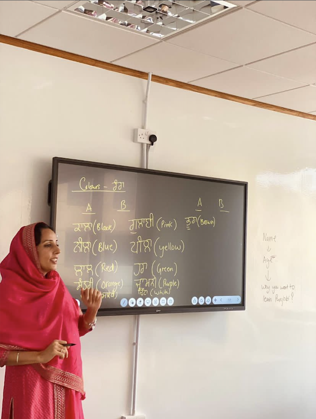 geneegroup's tweet photo. At Genee, we're committed to using technology for positive change. Our founder, Ranjit, recently donated a G-Touch® Emerald screen and taught a Punjabi lesson at the opening of a Sikh Temple in Telford. We're proud that our tools are being used to foster heritage appreciation. https://t.co/wK3XusvSr1