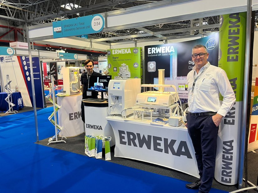TotalLabService's tweet image. Head to stand D34 @LABINNOVATIONS today and tomorrow to check out our fantastic ERWEKA product range. Dissolution, disintegration, tablet hardness and more! #LabInnovations #pharmaceutical #erweka