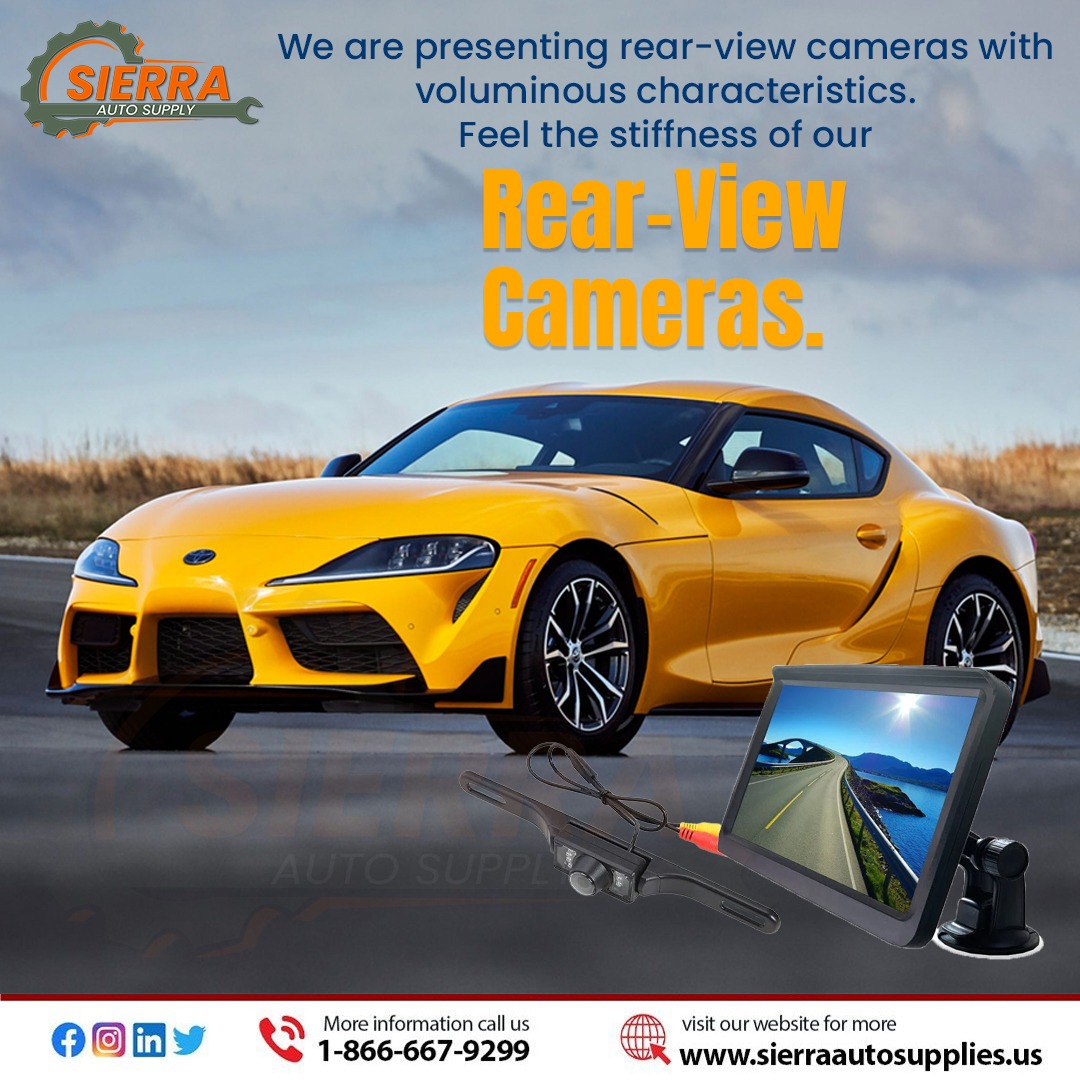 We are presenting rearview cameras with voluminous characteristics. Feel the stiffness of our rearview cameras. Features are:
* parallel Parking Aid
* Night Vision
* Obstacle Detection
* Integration Infotainment System
.
.
.
.
#RearviewCamera #CarSafety #twitterpost #twitterpage.