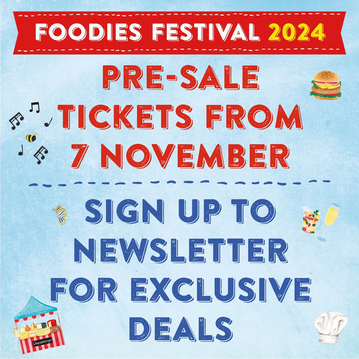 SAVE THE DATE! 🤩💃 Be first in line to see our plans for 2024, including ALL-NEW venues, ALL-NEW features and our best ever lineup! Hit the link below 👇 and get ready to bag the best tickets! tinyurl.com/d94ft37e