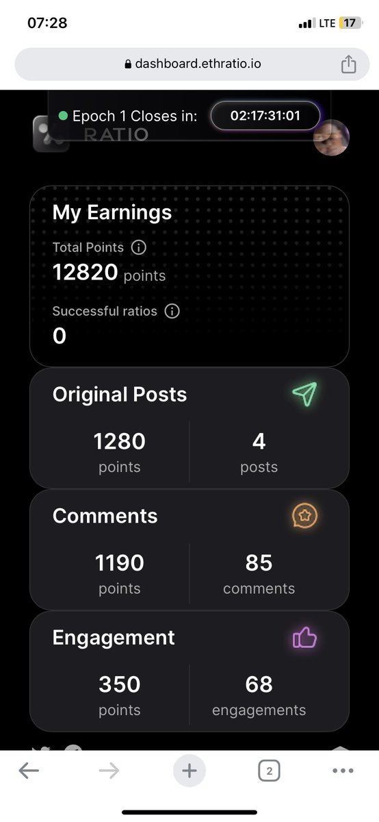 preciousy112's tweet photo. For some reason, points are still low even when I farm everyday $RATIO 

- LIKE 
- COMMENT
- QUOTE 
- RETWEET https://t.co/uD1KxZMEdU