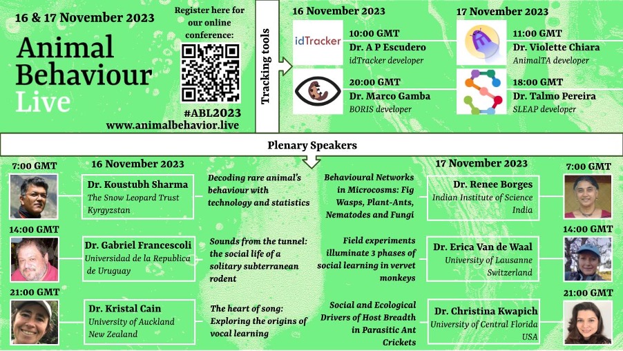 AnimalTA (@_animalta_) on Twitter photo The <a href="/AnimalBehavLive/">Animal Behaviour Live</a> #ABL2023 conference is arriving soon! 🤩 Get ready for great speakers and a vast array of species models. Best of all, it's completely free and open to everyone! 🌍
🐝🐦🕷️🐟🐭🪱🐜🐒🪰 The <a href="/AnimalBehavLive/">Animal Behaviour Live</a> #ABL2023 conference is arriving soon! 🤩 Get ready for great speakers and a vast array of species models. Best of all, it's completely free and open to everyone! 🌍
🐝🐦🕷️🐟🐭🪱🐜🐒🪰
