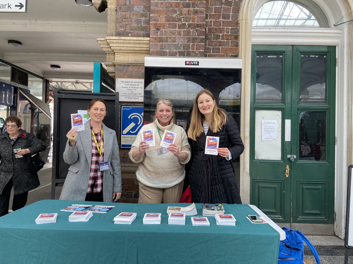 North Cheshire CRP (@northcheshirecr) on Twitter photo We had a great day at Chester station this week celebrating 175th anniversary of the station and raising awareness of #communityrail <a href="/MidCheshireCRP/">MidCheshireCRP</a> <a href="/3CountiesCCRP/">3 Counties Connected CRP</a> <a href="/transport_wales/">Trafnidiaeth Cymru / Transport for Wales</a> <a href="/nickythompsona1/">nicky thompson art</a> We had a great day at Chester station this week celebrating 175th anniversary of the station and raising awareness of #communityrail <a href="/MidCheshireCRP/">MidCheshireCRP</a> <a href="/3CountiesCCRP/">3 Counties Connected CRP</a> <a href="/transport_wales/">Trafnidiaeth Cymru / Transport for Wales</a> <a href="/nickythompsona1/">nicky thompson art</a>
