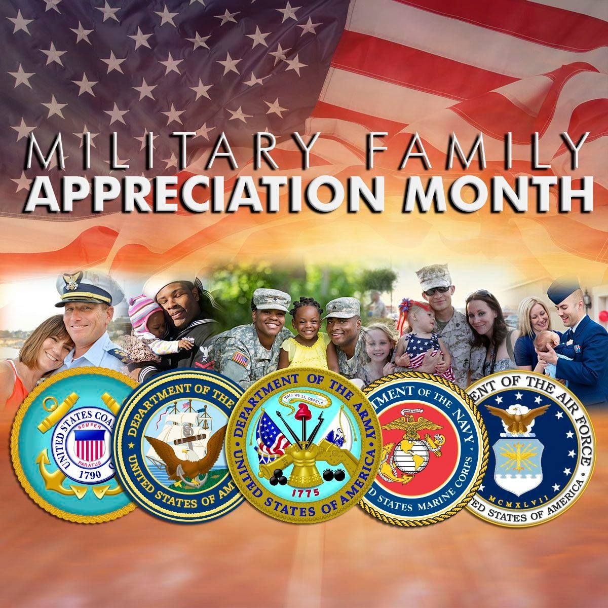 National Veterans and Military Families Month dedicates November to military families around the world. It recognizes the commitment and dedication these families make to their service members. Their sacrifices make it possible for our military to remain organized and strong.
