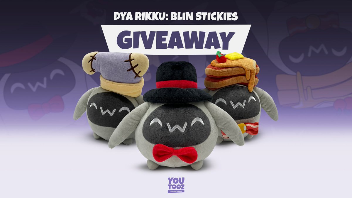 dyarikku's tweet image. These bad bois are looking for a home! 🎩🧦🧇

Join the Giveaway! Repost + follow @youtooz for a chance to win a set of NEW Blin plushies dropping on November 3rd! 👀