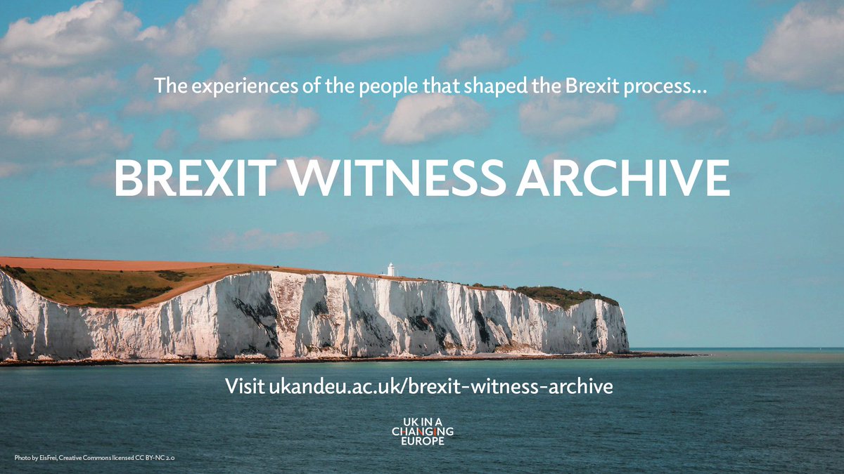 🎇 The #Brexit Witness Archive returns! 

🤩 We've got two brand new interviews for you:

👉 George Eustice, former Secretary of State <a href="/DefraGovUK/">Defra UK</a>: ukandeu.ac.uk/brexit-witness…

👉 Katrina Williams, former DG for International and Borders <a href="/DefraGovUK/">Defra UK</a>: ukandeu.ac.uk/brexit-witness…