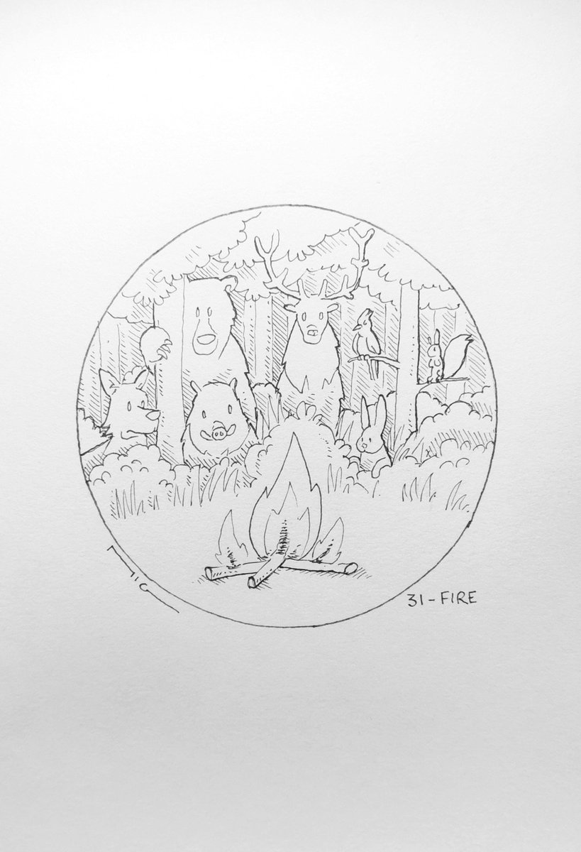 Alexis_MiG's tweet photo. Jour 31 - Fire/ Feu #inktober2023 #inktober #inktoberfire #fire
Inktober 2023, c'est fini! Merci de m'avoir suivi! ๐ https://t.co/tK7xIk57Hf