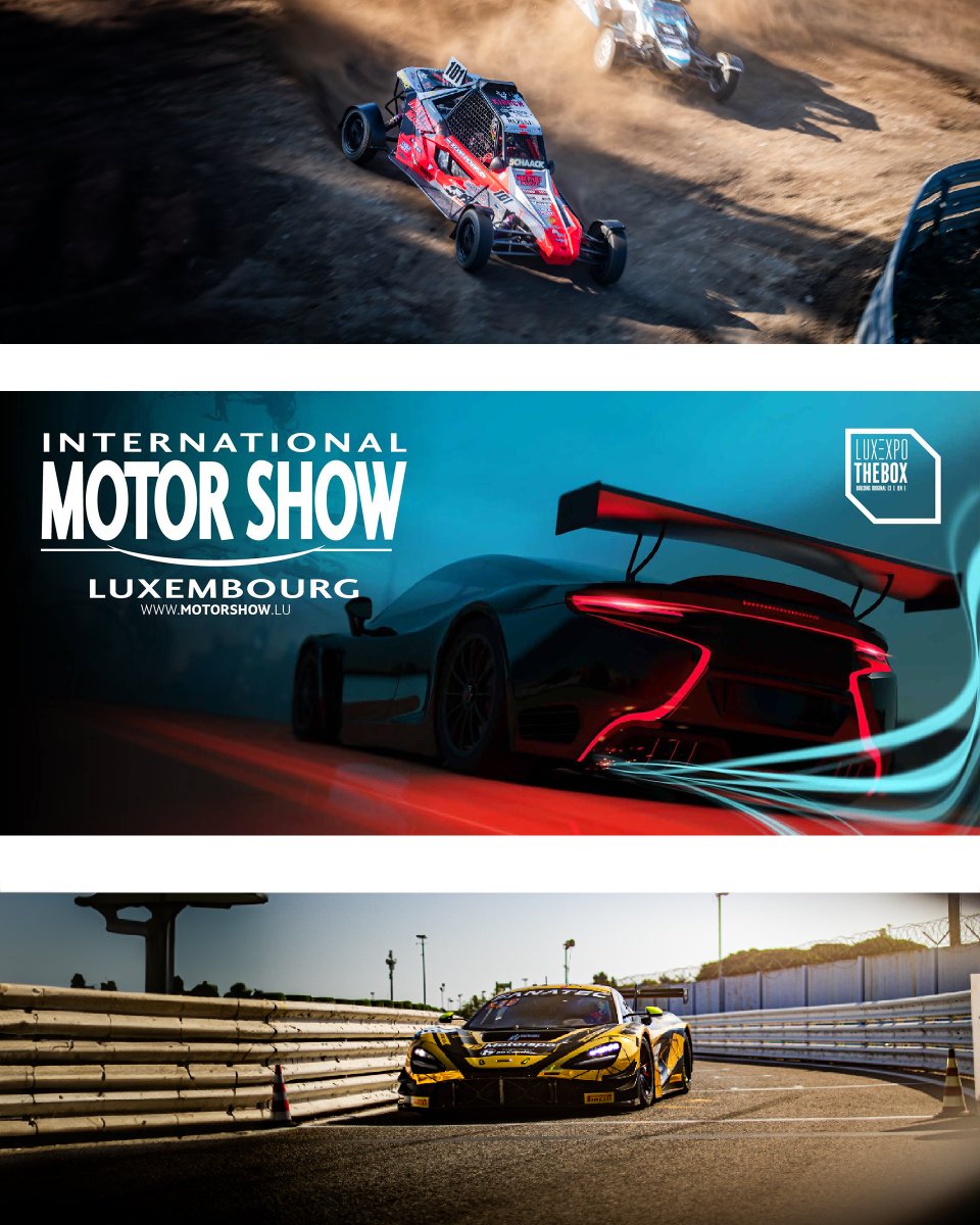 Du 10 au 12 novembre prochain, l'ACL et l'ACL Sport seront présents à l'International Motor Show. Au programme: 4 voitures de course dont la McLaren GT3, 7 pilotes luxembourgeois, 2 simulateurs de course de RaceRoom et bien d'autres surprises... loom.ly/sVtxKZ0