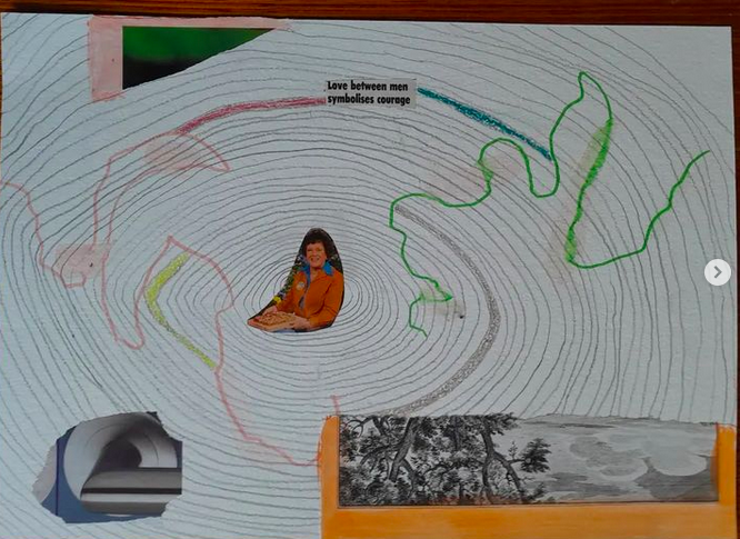 readingrevival's tweet photo. julia whirlpool
.
.
.
#drawing #collage #mixedmedia #juliachild #cuisine #whirlpool #love #gay #betweenmen #lovebetweenmen #courage #symbol
.
.
. https://t.co/iyMn9eGPNv