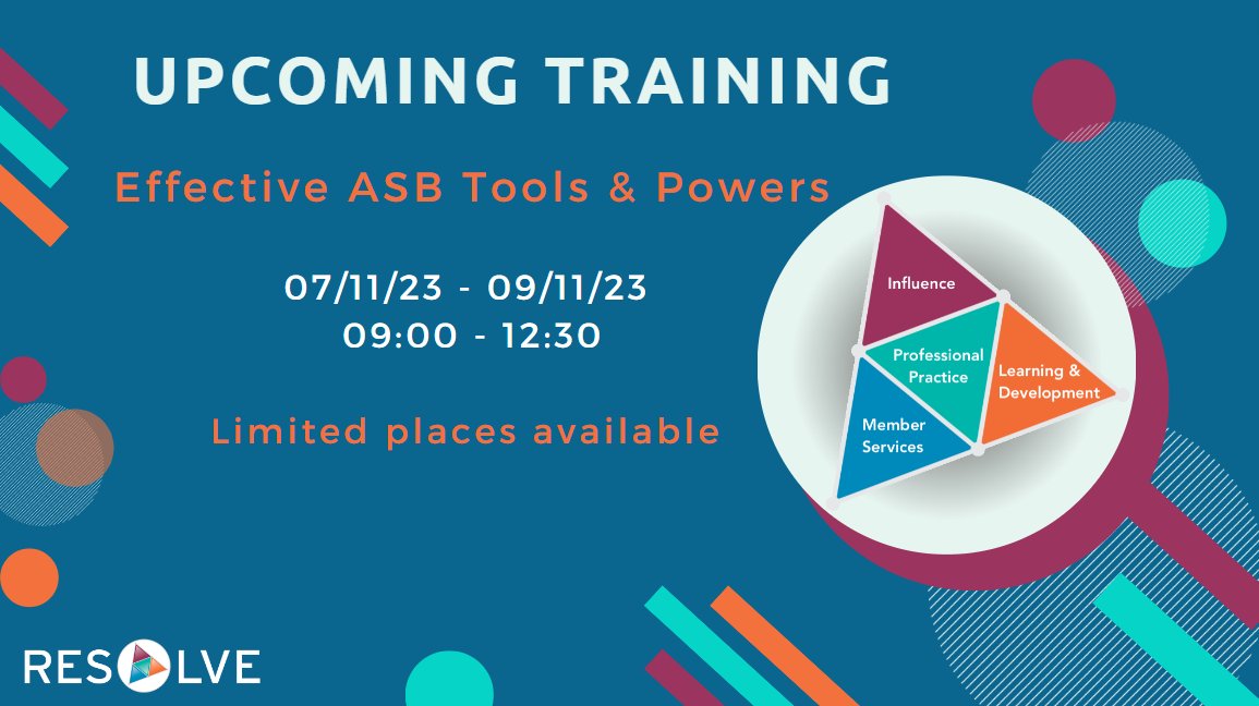 This course is aimed for ASB officers, Housing officers or anyone with management responsibilities or contact with ASB work. During this training you will be able to understand the range of ASB tools, understand how to apply each tool in practice and many more. For more…