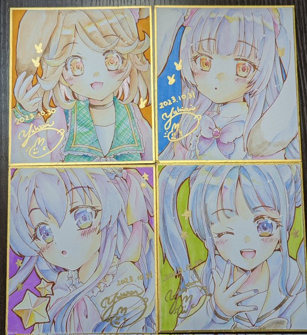 【✨通販告知✨】
イベントも何もないけど手描き色紙の通販します～
今回は創作キャラオンリーです。
基本的にはイベントの時しかやらない&だいたい3枚がいつも限界数なのでめちゃくちゃ珍しいです('ω')
11月3日21時～販売予定です!よろしくお願いいたします～(*'▽`*)
https://t.co/7qtuO6rbpO 