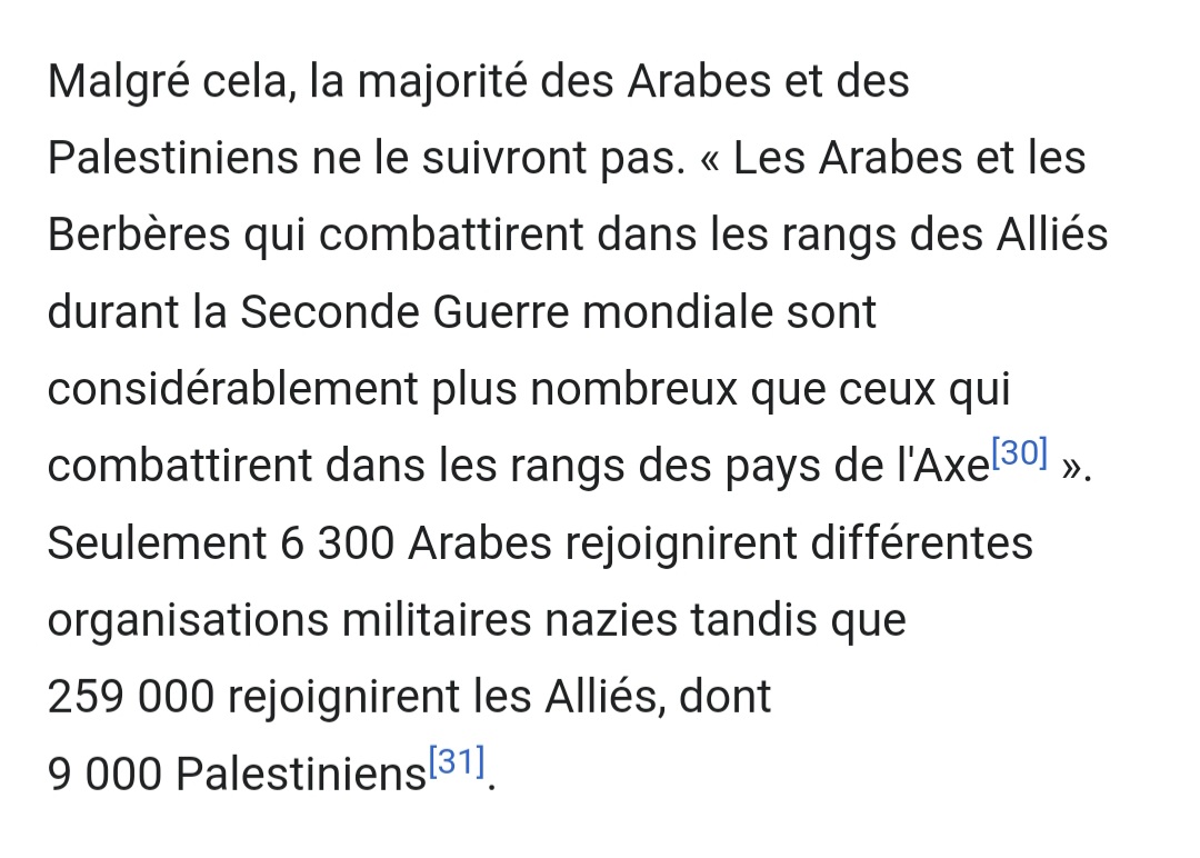 Tartuffe et agent de la hasbara qui reprend en chœur la propagande en omettant l'essentiel. Que les MUSULMANS ont sauvé les JUIFS du nazisme Européen. Qu'un mufti ne représente que lui-même. Et que sheytanyahou n'est ni Juif ni croyant mais un CRIMINEL. RDV devant L'ÉTERNEL !