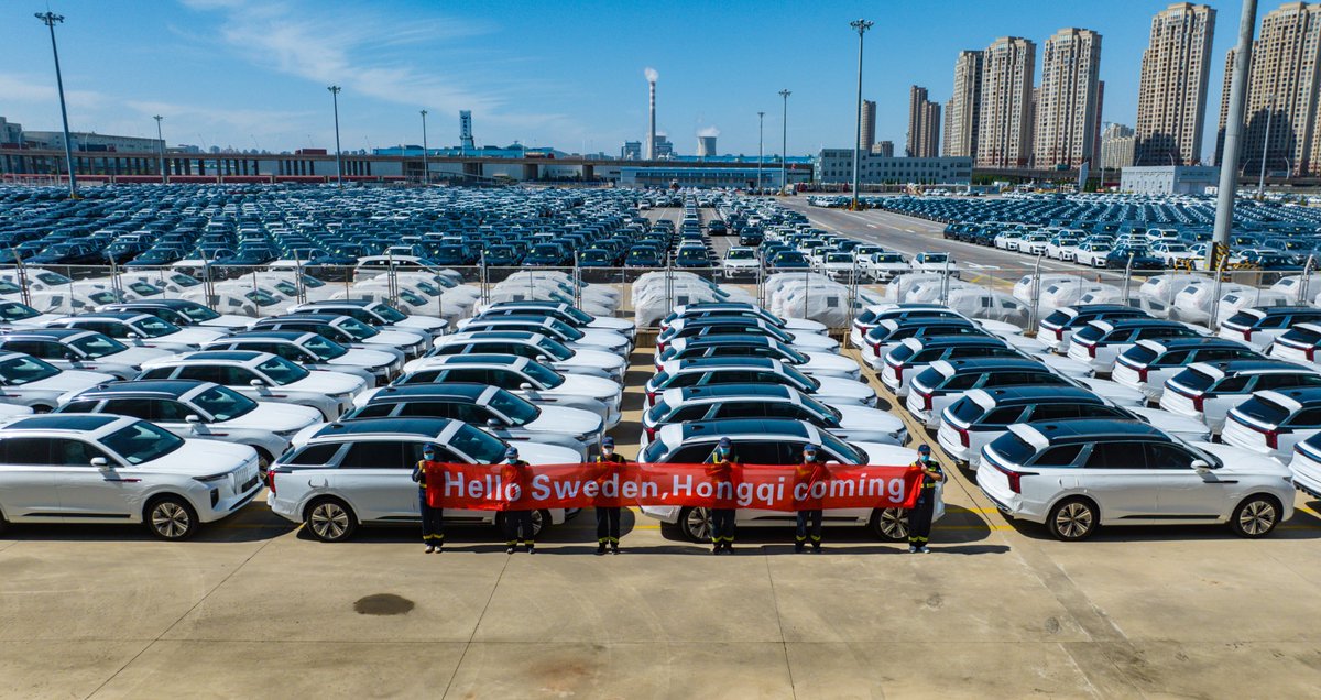 From the first exhibition center in the Middle East to exporting to the North Europe, #Hongqi  has taken rapid but solid steps on branching out. Guided by #BeltandRoadInitiative, HONGQI concentrated on products development and had achieved breakthroughs in high-end auto markets.