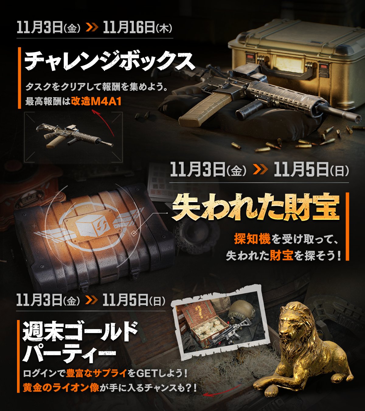 アリーナブレイクアウト 黄金のライオン像 【アリーナブレイクアウト