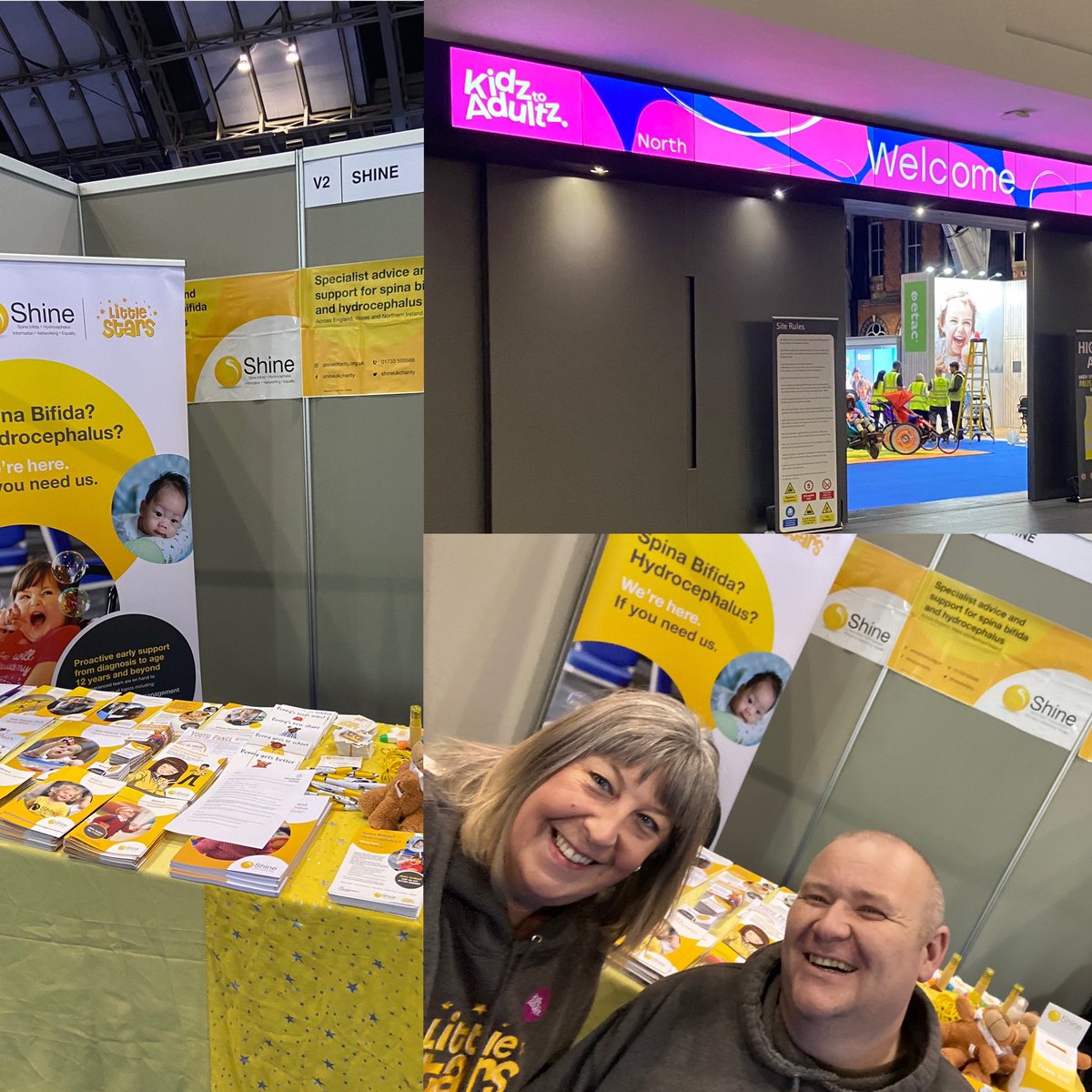 If you attending the  <a href="/kidztoadultz/">Kidz to Adultz Exhibitions</a> today please do come and find <a href="/SHINEUKCharity/">Shine</a> on stand V2 at Manchester Central kidzexhibitions.co.uk/kidz-north/